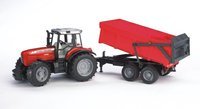  Massey Ferguson 7480 su savivarčio priekaba