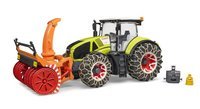  Claas Axion 950 + sniego valytuvai ir ratų grandinės